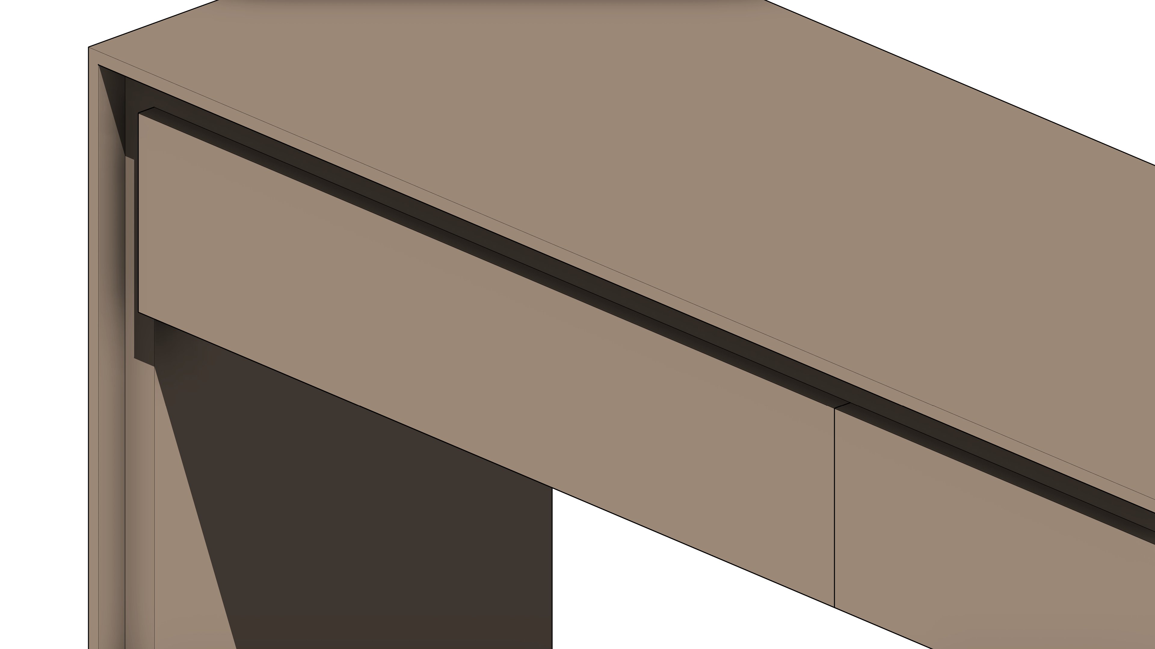 Aparador com Duas Gavetas