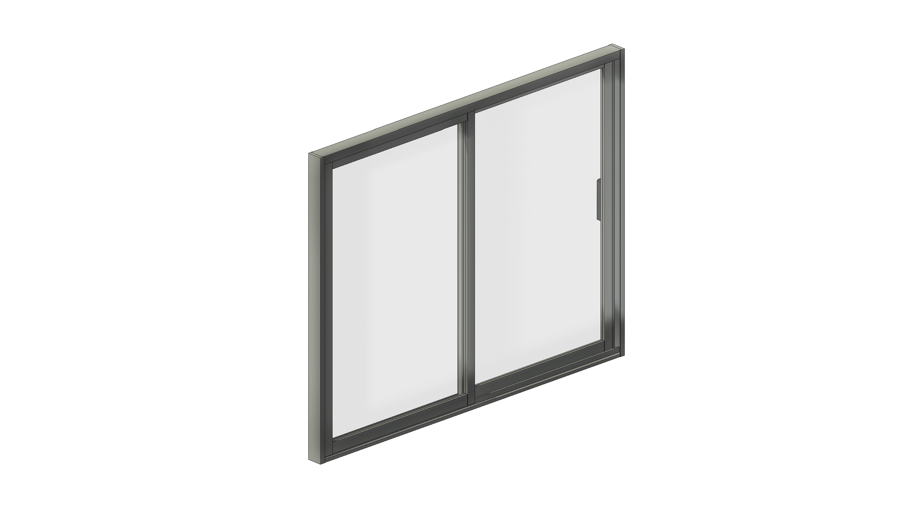 Janela de Correr - 2 Folhas móveis - Linha Class (CM)