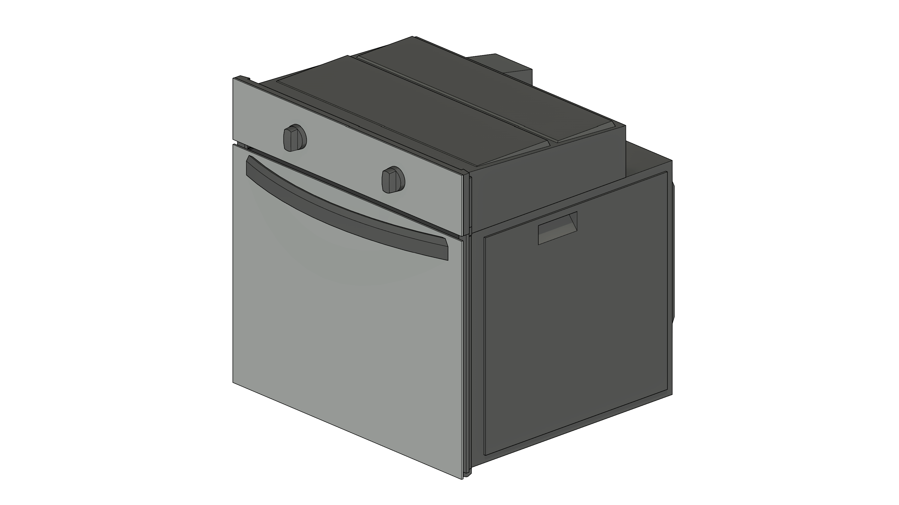 Forno de embutir 73 litros