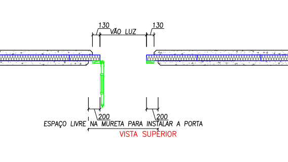 Porta Vai E Vem Folha Simples