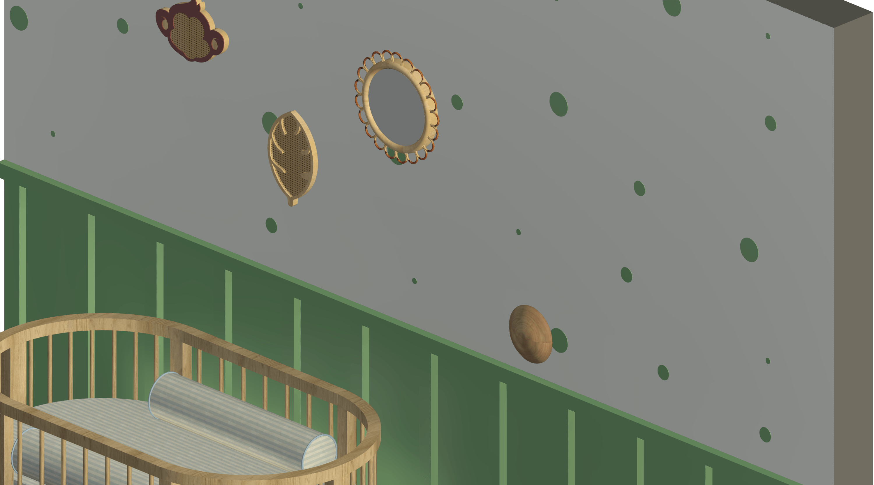 Quarto de bebê - Verde Serenidade