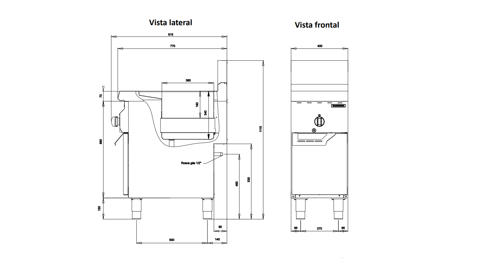 Fritadeira à Gás - Tramontina